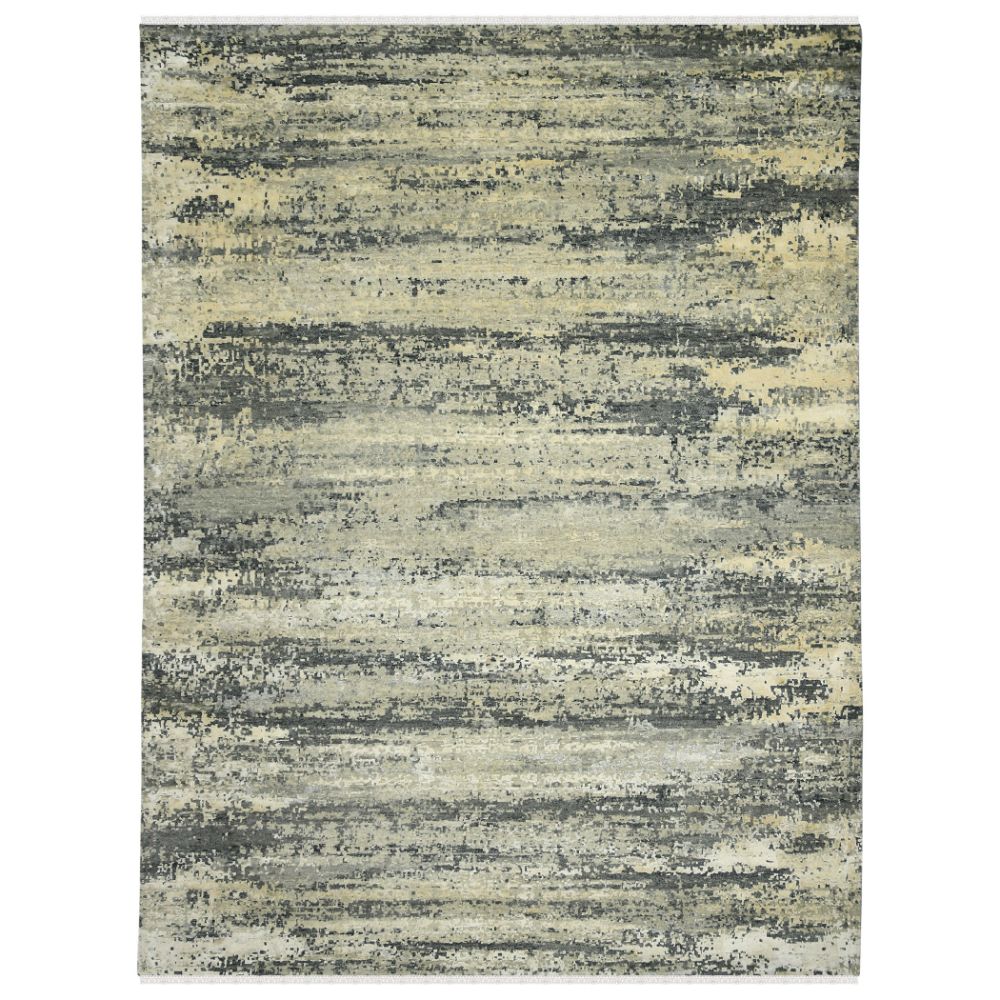 Amer Rugs MYS-47 Mystique Gallo Silver Hand-Knotted Wool/Silk Area Rug 2