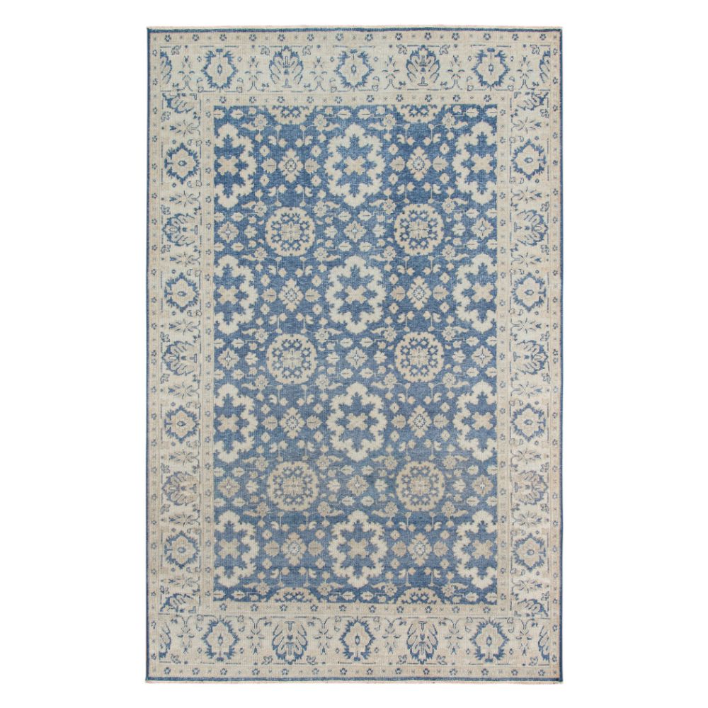 Amer Rugs AIN-5 Ainsley Lake Blue Hand-Knotted Wool Blend Area Rug 2
