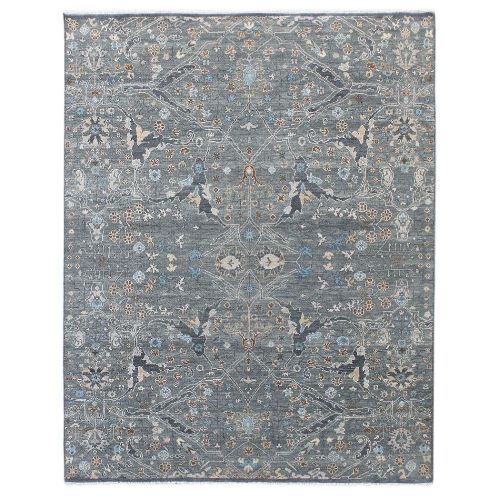 Amer Rugs BRS-5 Bristol Henley Gray Hand-Knotted Wool Area Rug 2