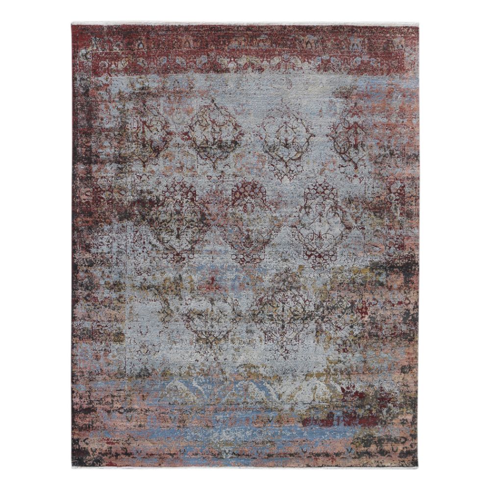 Amer Rugs ZEN-68 Zenith Pirie Multicolor Hand-Knotted Wool/Silk Area Rug 2