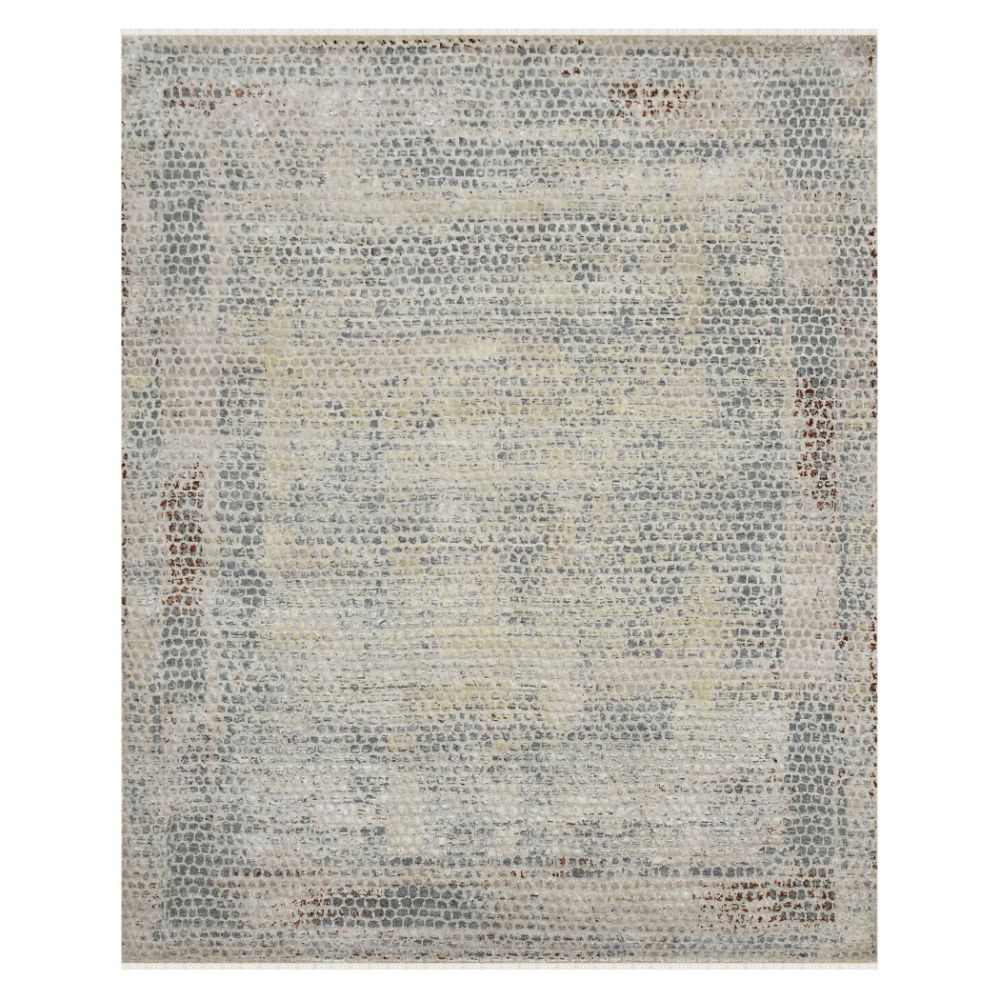 Amer Rugs HRM-8 Hermitage Clara Light Gray Hand-Knotted Wool/Viscose Area Rug 8