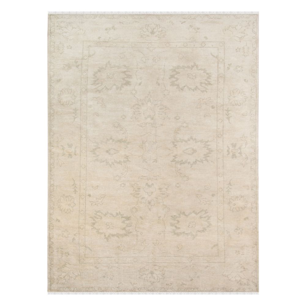 Amer Rugs MAYA-1 Maya Coté Silver Hand-Knotted Wool Blend Area Rug 2