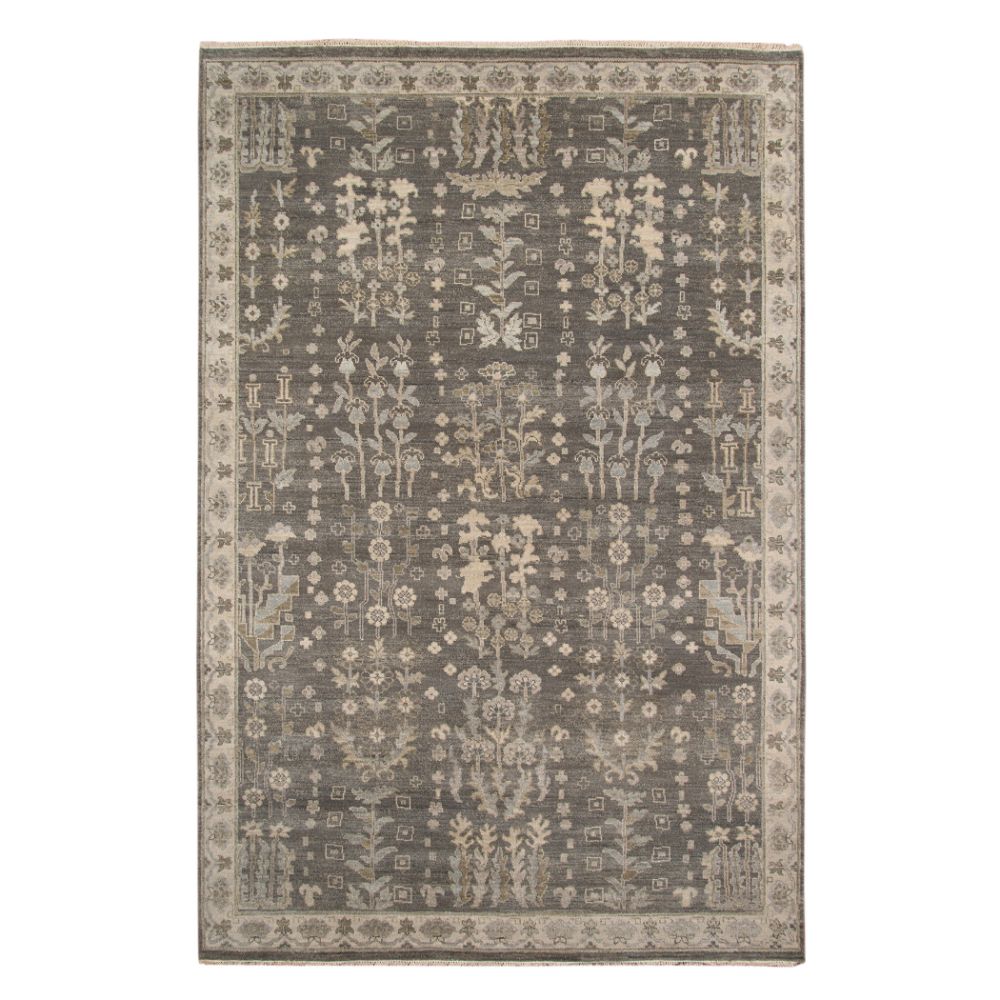 Amer Rugs NUI-2 Nuit Arabe Rawe Gray/Brown Hand-Knotted Wool Area Rug 2