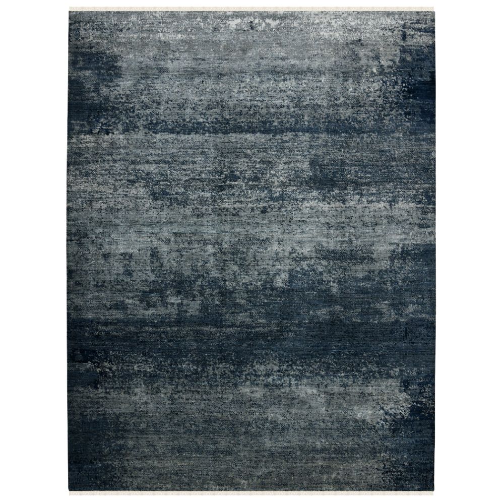 Amer Rugs DAZ-86 Dazzle Clairton Blue Hand-Knotted Wool/Silk Area Rug 2