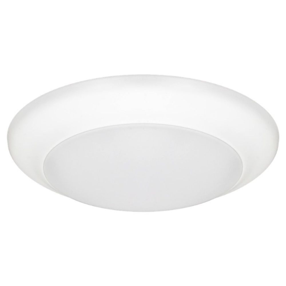 American Lighting QD6-40-WH Quick Disc LED Surface Mount Fixture 6" White Round 120V 4000K 15W in White