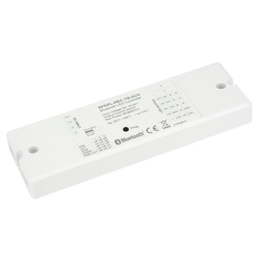 American Lighting SPKPL-REC-TB-5CH 5 Channel Bluetooth Mesh Receiver in White