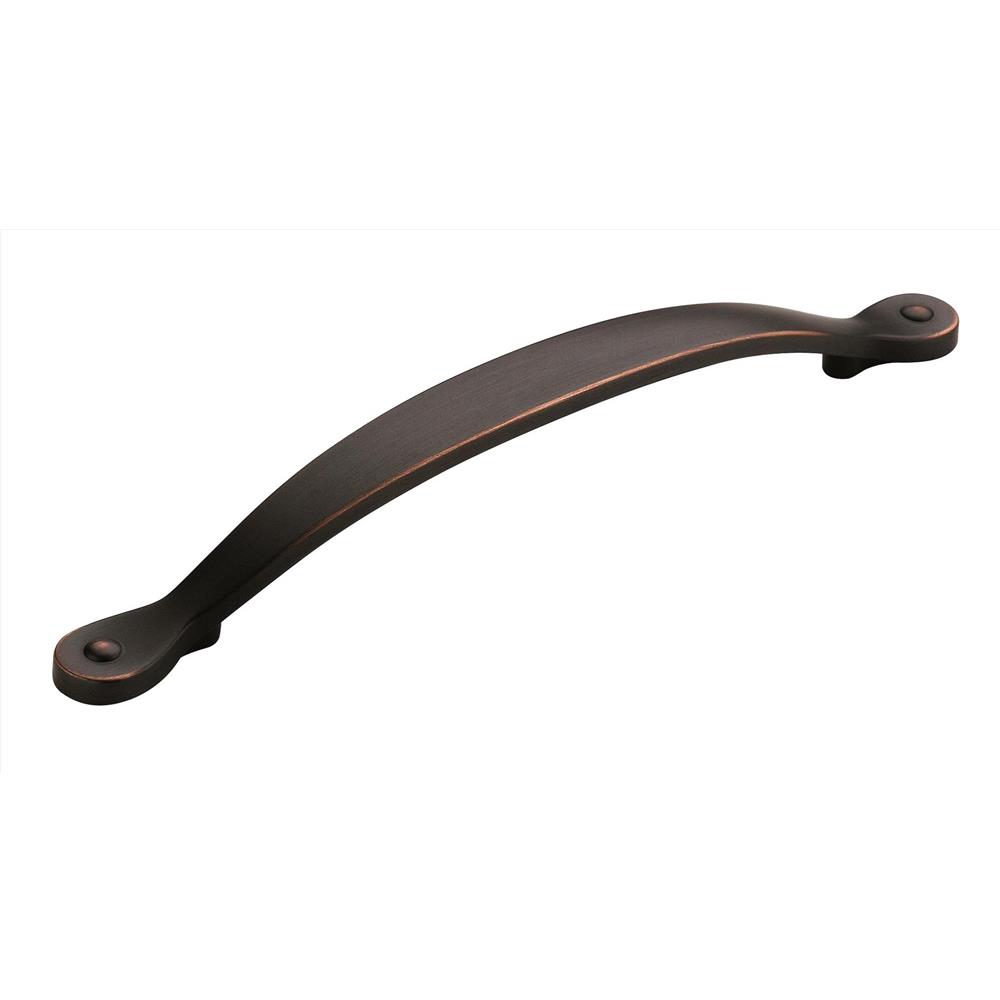 Amerock BP1589ORB Inspirations 6-5/16 inch (160mm) Center-to-Center Oil-Rubbed Bronze Cabinet Pull