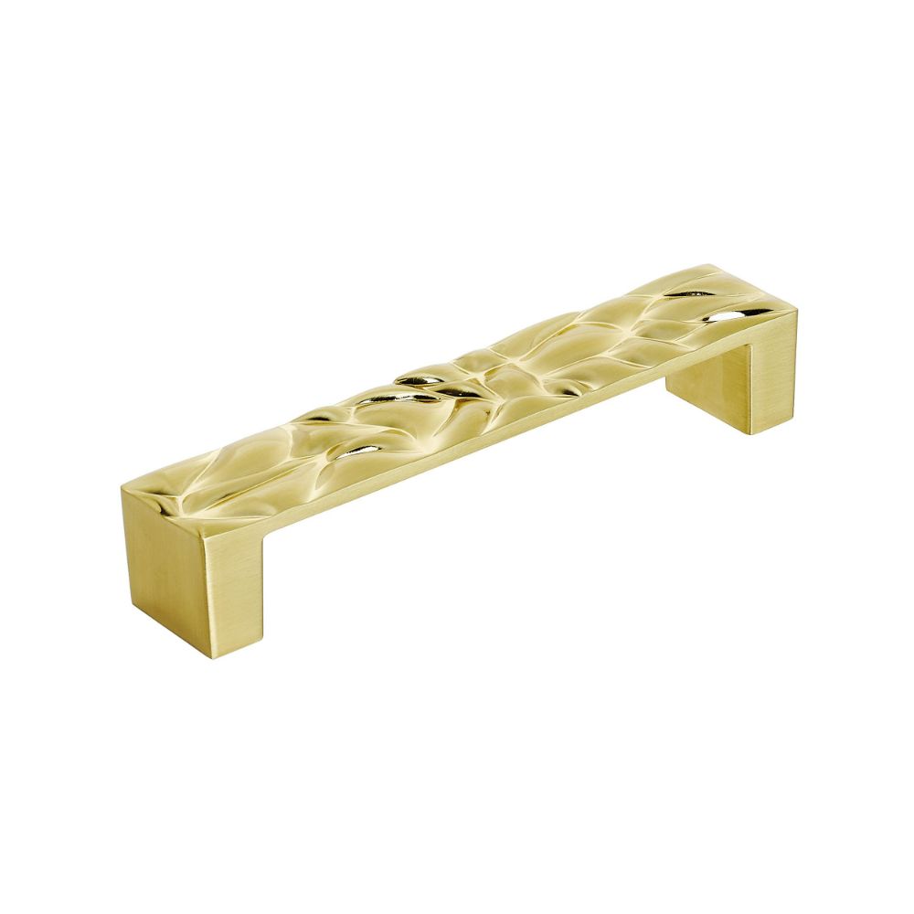 Amerock BP1003128BGL Calathea 5-1/16 in (128 mm) Center-to-Center Brushed Gold Cabinet Pull