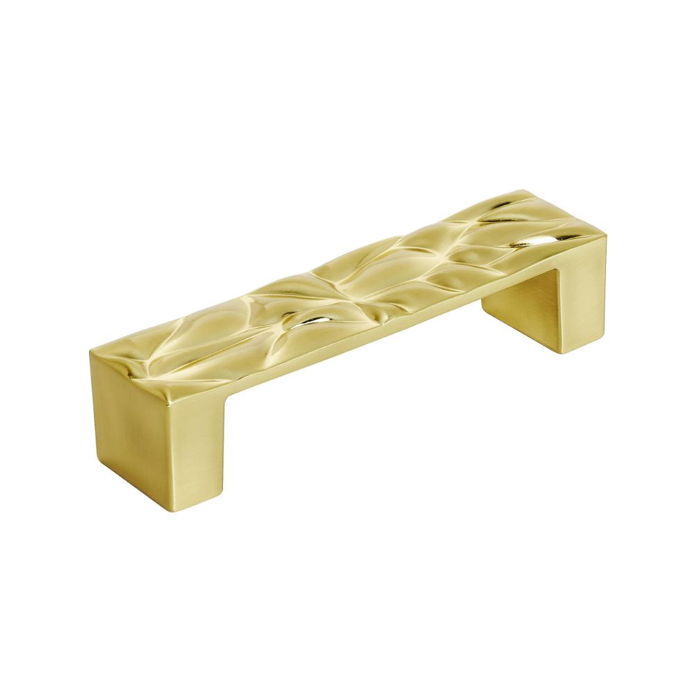 Amerock BP100396BGL Calathea 3-3/4 in (96 mm) Center-to-Center Brushed Gold Cabinet Pull