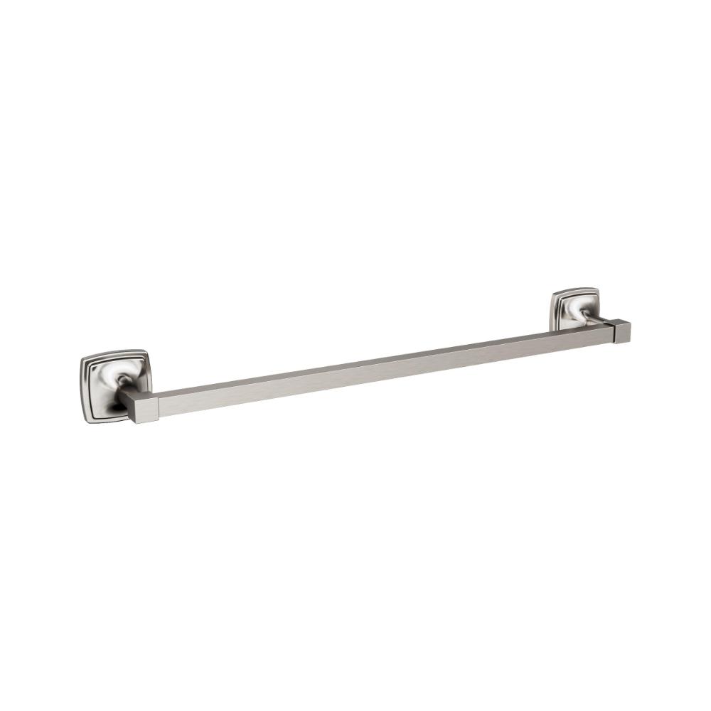 Amerock BH36093G10 Stature Brushed Nickel Transitional 18 in (457 mm) Towel Bar