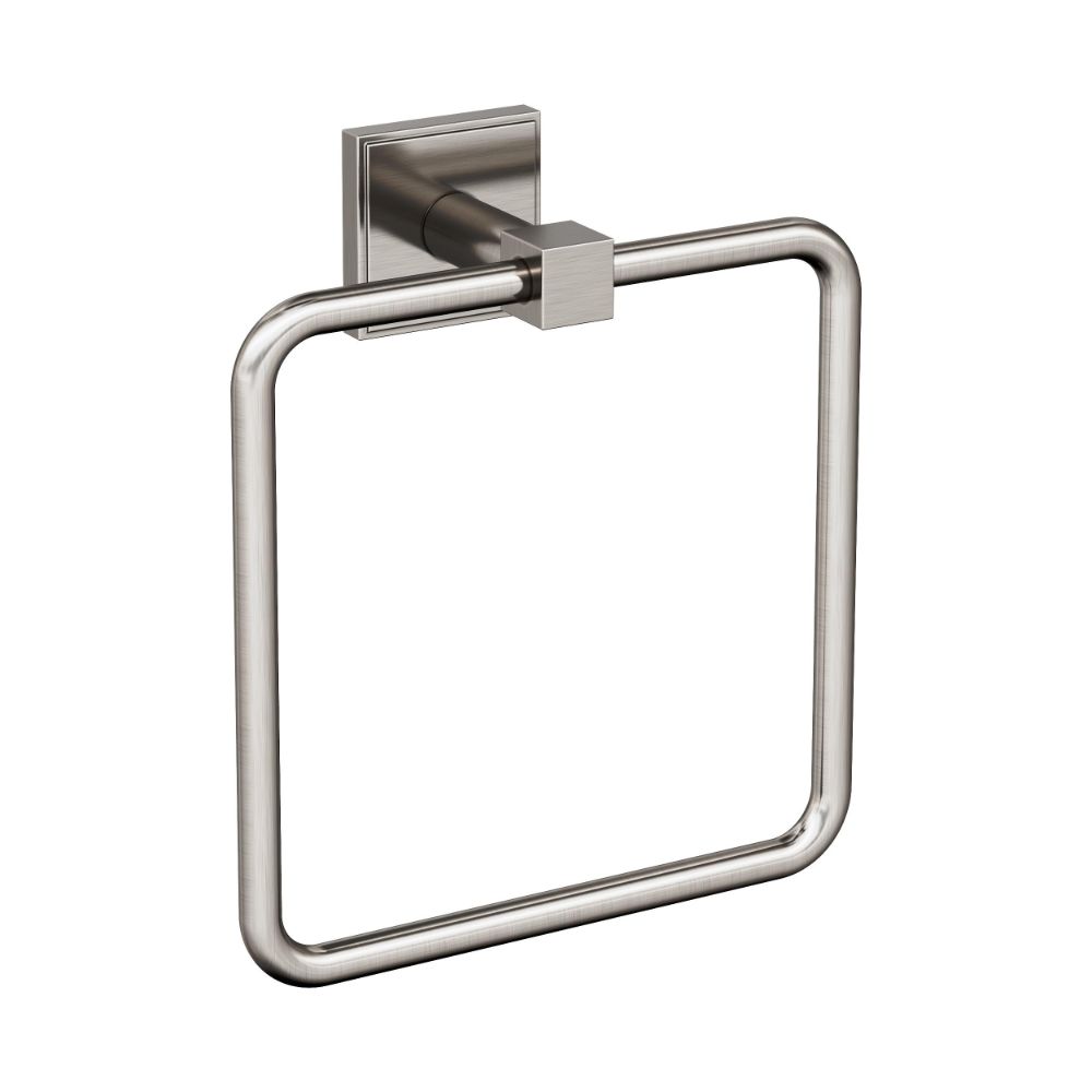 Amerock BH36072G10 Appoint Brushed Nickel Closed Towel Ring