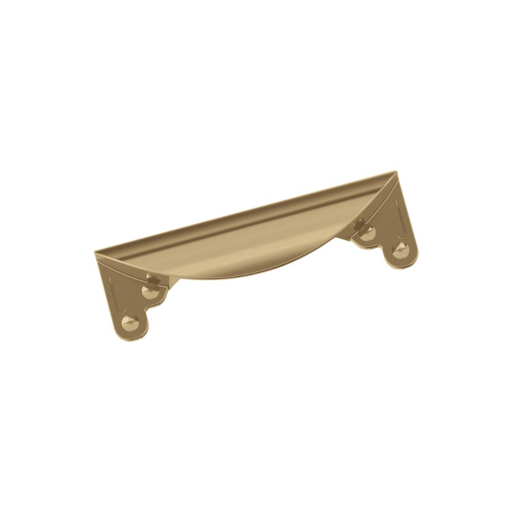 Amerock BP1592CZ Inspirations 3 in (76 mm) Center-to-Center Champagne Bronze Cabinet Cup Pull