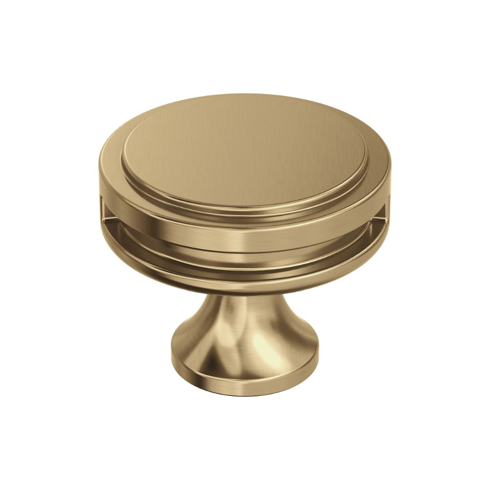 Amerock BP36603CZ Oberon 1-3/8 in (35 mm) Diameter Champagne Bronze Cabinet Knob