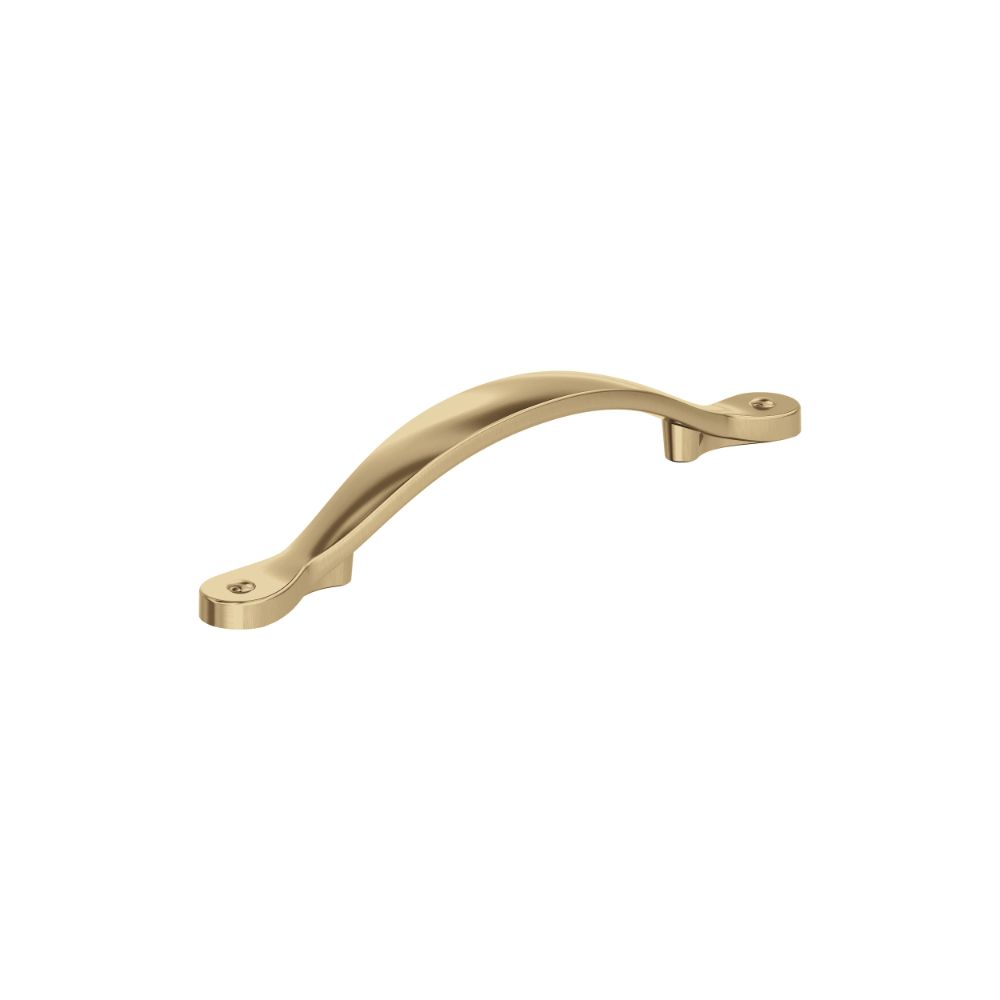 Amerock BP1587CZ Inspirations 3-3/4 in (96 mm) Center-to-Center Champagne Bronze Cabinet Pull