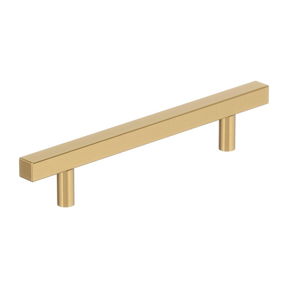 Amerock BP37177CZ Bar Pulls Square 5-1/16 inch (128mm) Center-to-Center Champagne Bronze Cabinet Pull