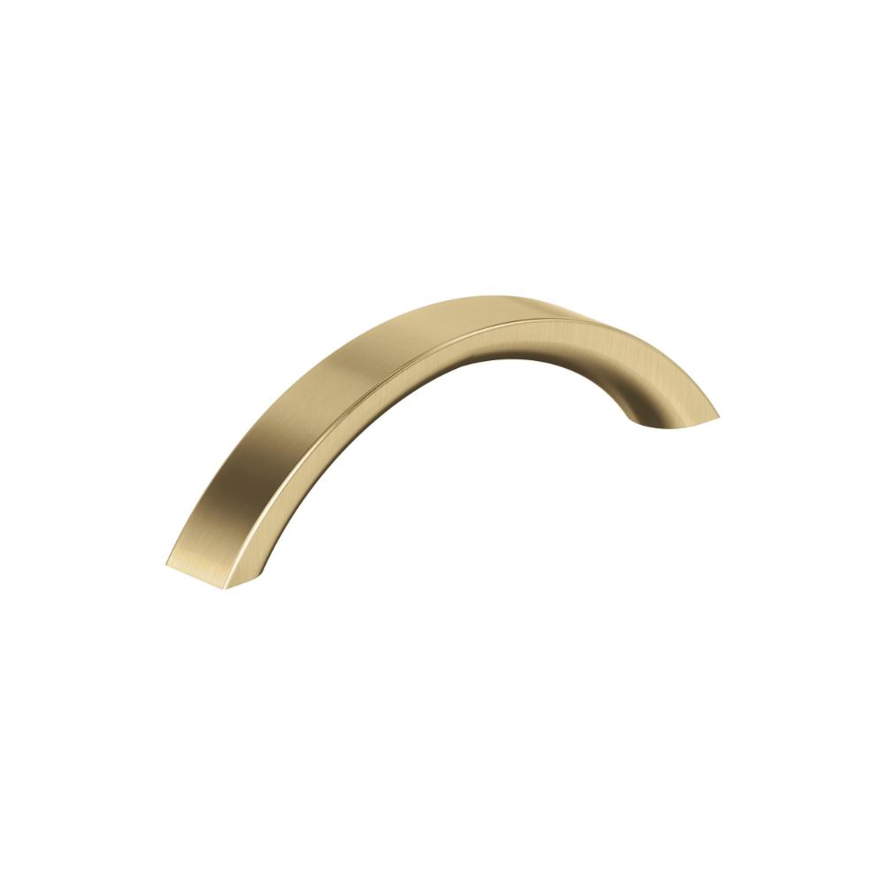 Amerock BP37346CZ Parabolic 3-3/4 inch (96mm) Center-to-Center Champagne Bronze Cabinet Pull