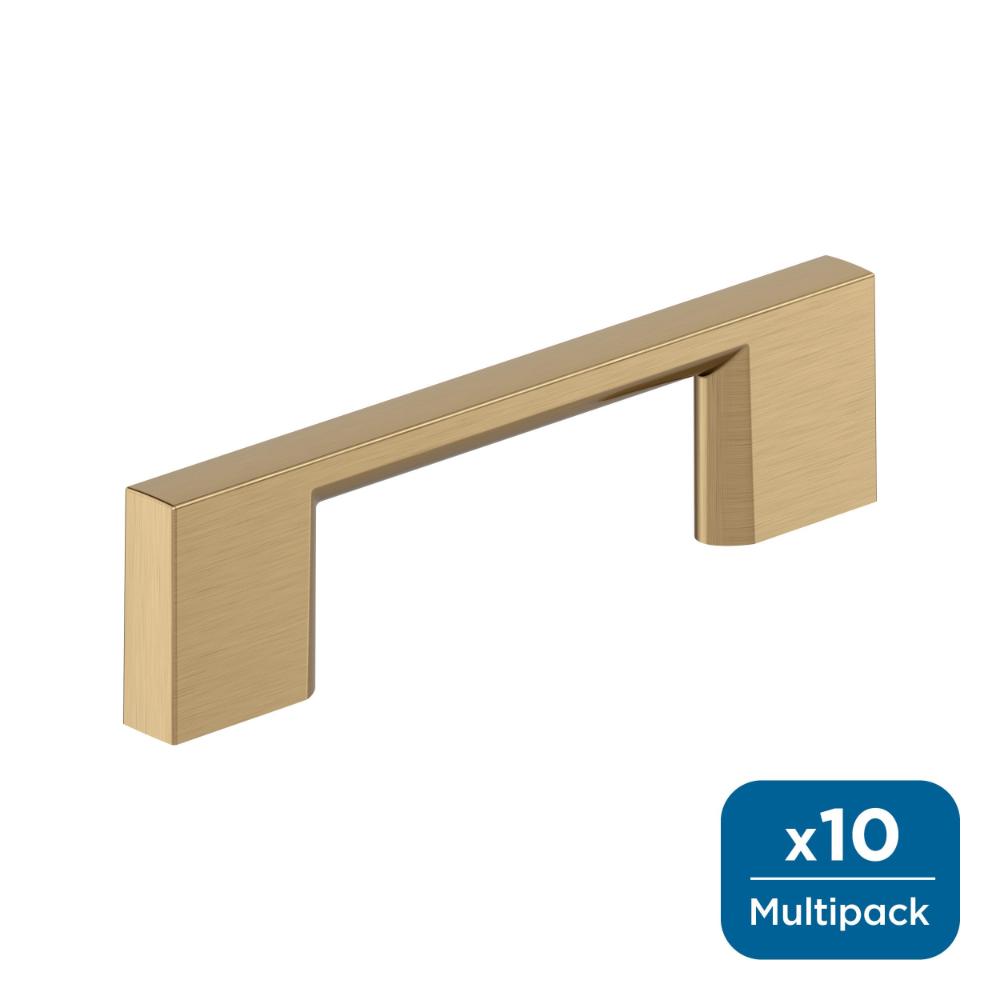Amerock 10BX37130CZ Cityscape 3 inch (76mm) Center-to-Center Champagne Bronze Cabinet Pull - 10 Pack