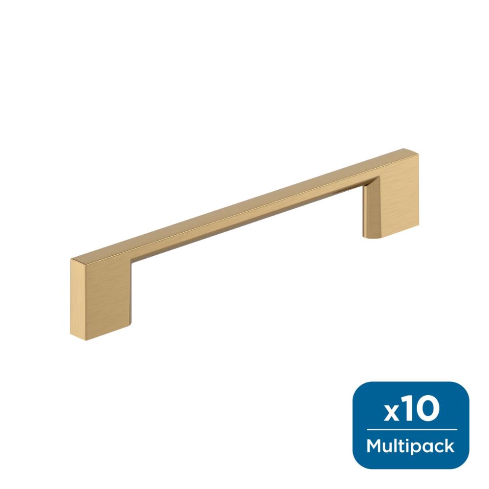 Amerock 10BX37132CZ Cityscape 5-1/16 inch (128mm) Center-to-Center Champagne Bronze Cabinet Pull - 10 Pack