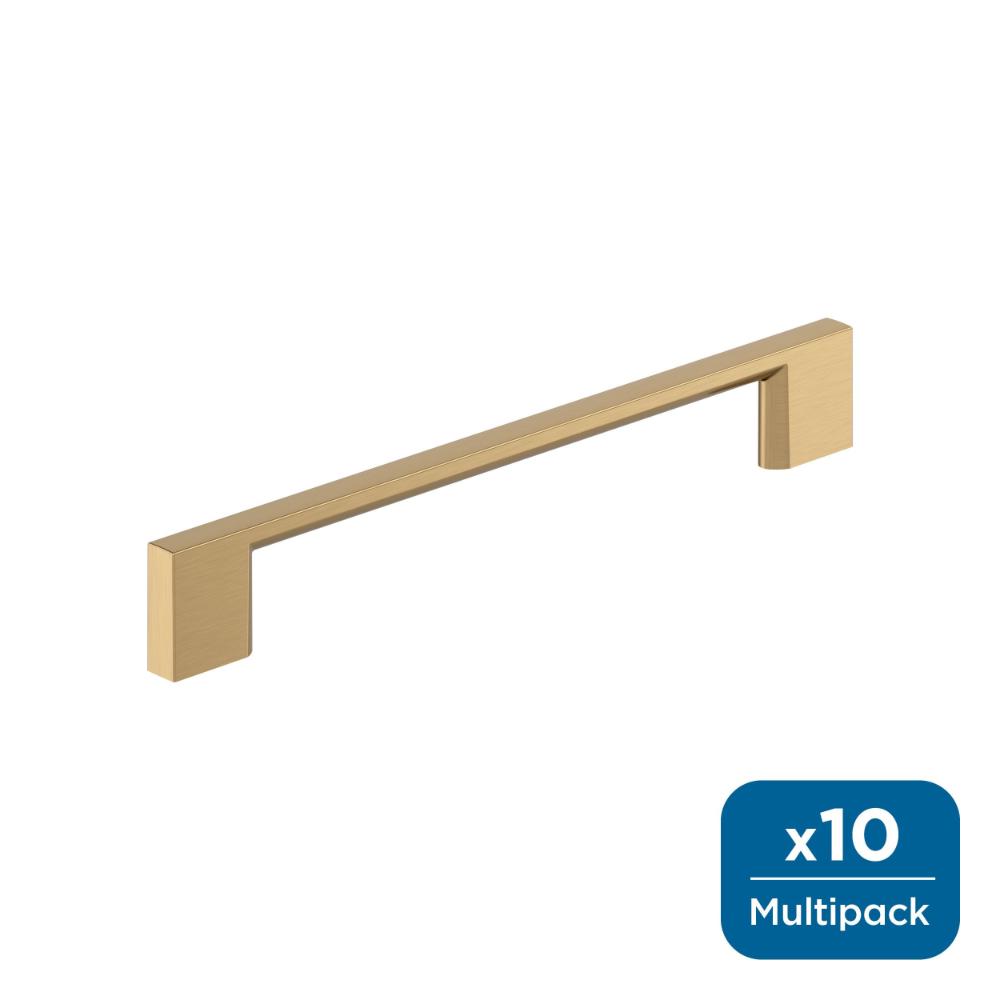 Amerock 10BX37133CZ Cityscape 6-5/16 inch (160mm) Center-to-Center Champagne Bronze Cabinet Pull - 10 Pack
