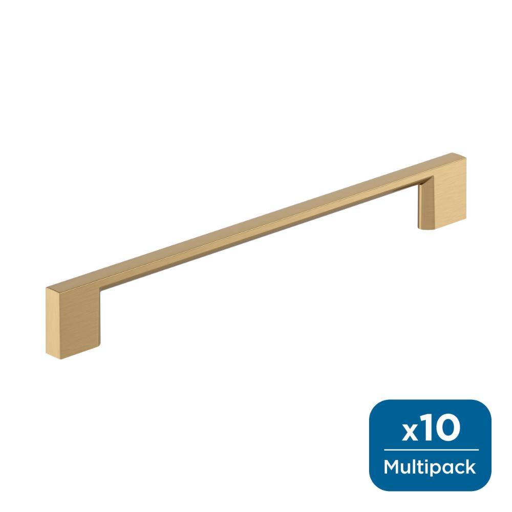 Amerock 10BX37134CZ Cityscape 7-9/16 inch (192mm) Center-to-Center Champagne Bronze Cabinet Pull - 10 Pack