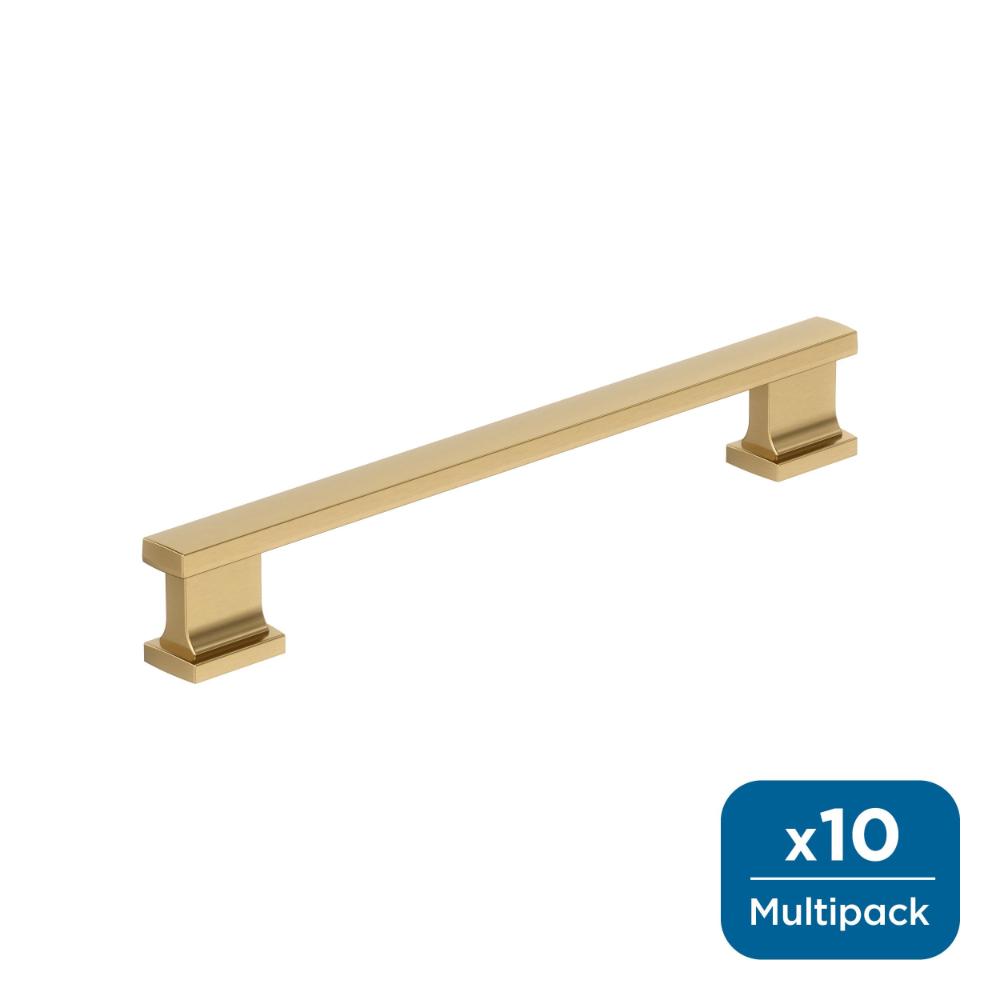 Amerock 10BX37093CZ Triomphe 6-5/16 inch (160mm) Center-to-Center Champagne Bronze Cabinet Pull - 10 Pack