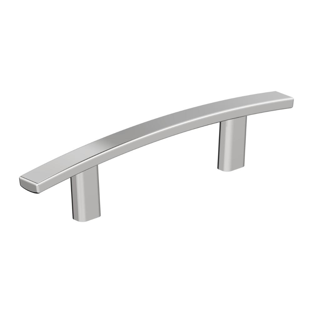 Amerock BP2620126 Cyprus 3 inch (76mm) Center-to-Center Polished Chrome Cabinet Pull