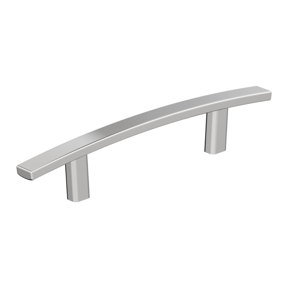 Amerock BP2620326 Cyprus 3-3/4 inch (96mm) Center-to-Center Polished Chrome Cabinet Pull
