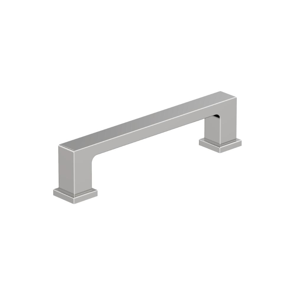 Amerock BP3703126 Bridgeport 3-3/4 inch (96mm) Center-to-Center Polished Chrome Cabinet Pull