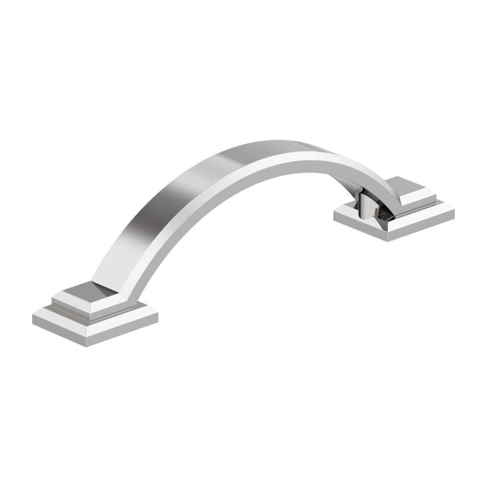 Amerock BP3704026 Sheffield 3 inch (76mm) Center-to-Center Polished Chrome Cabinet Pull