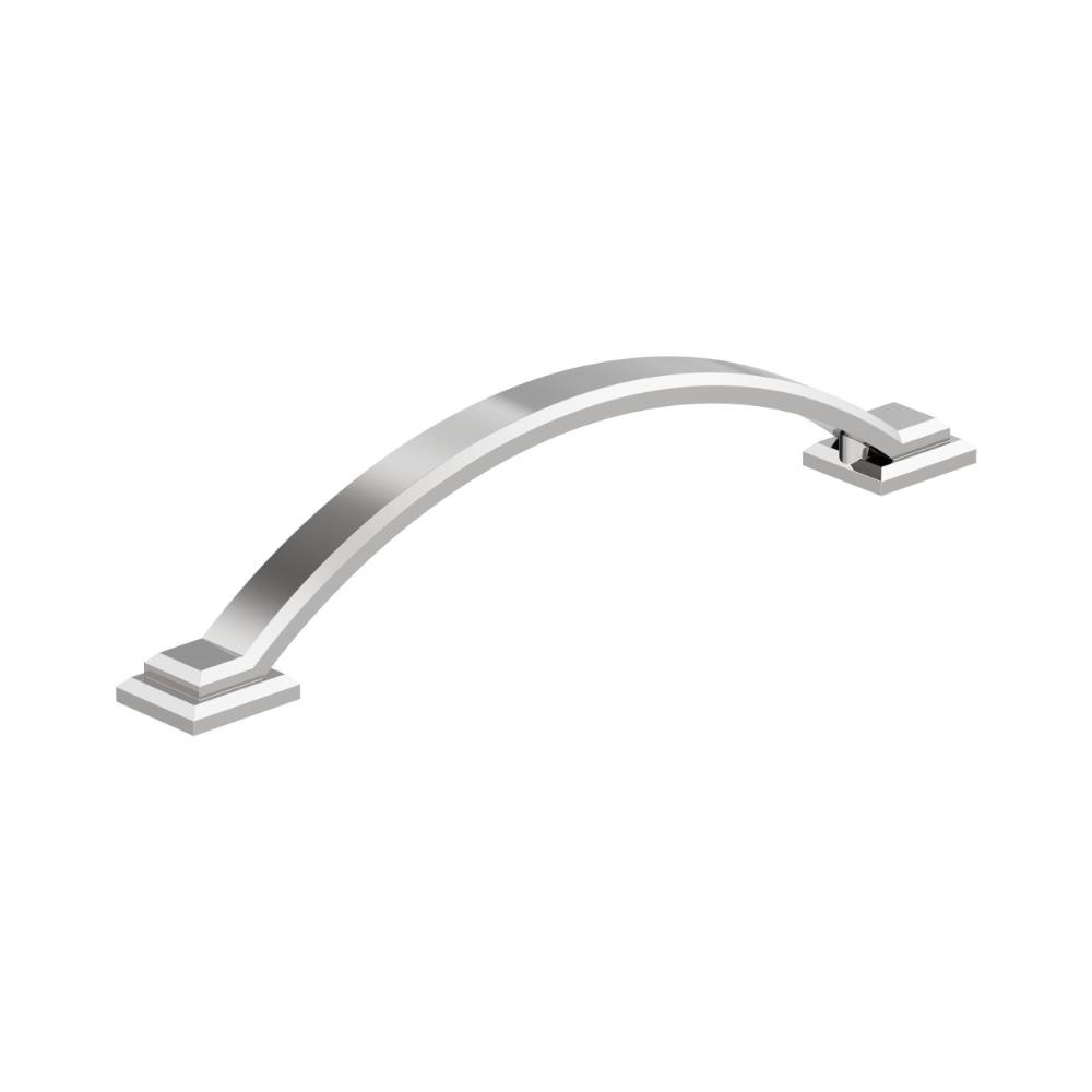 Amerock BP3704226 Sheffield 5-1/16 inch (128mm) Center-to-Center Polished Chrome Cabinet Pull