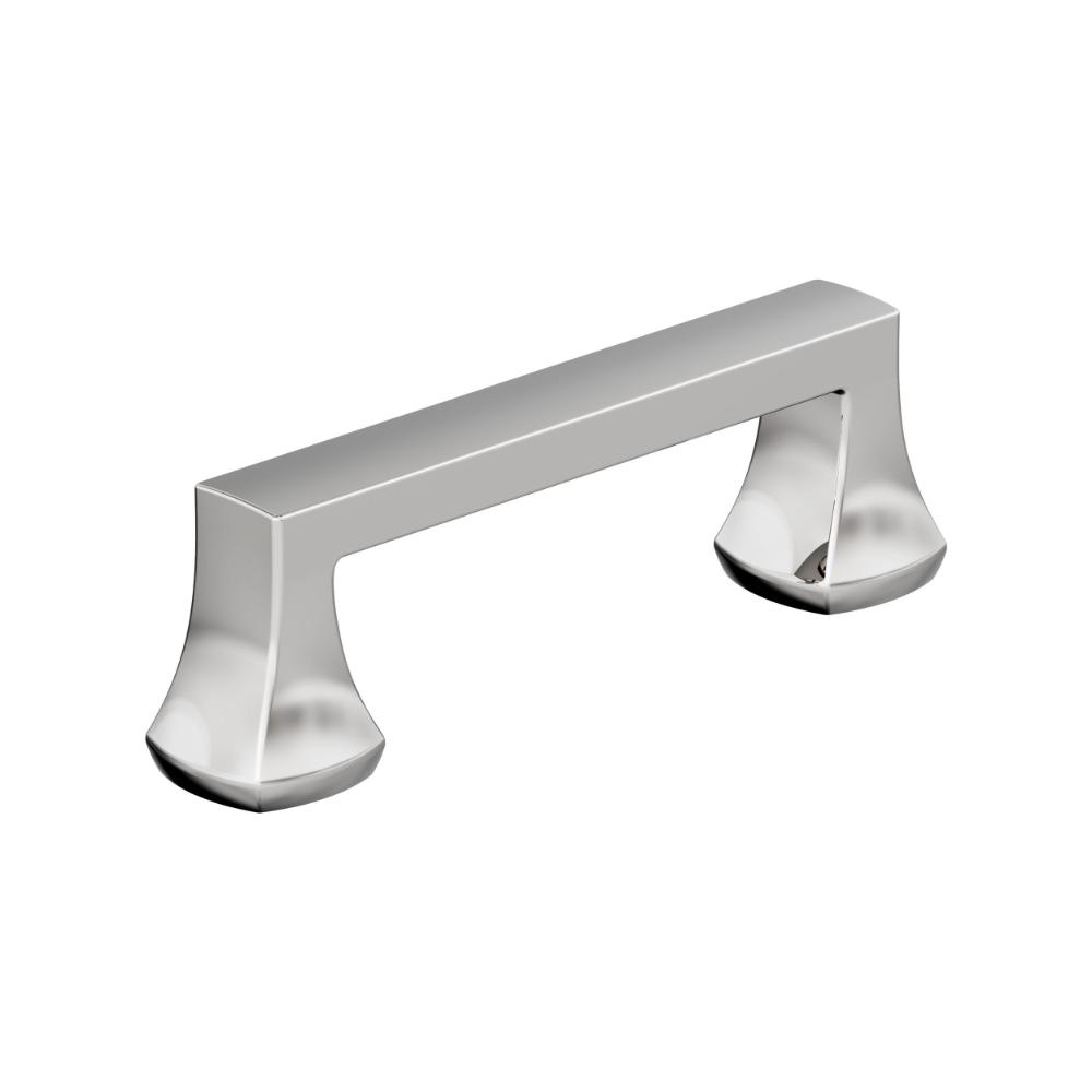 Amerock BP3706026 Hybridize 3 inch (76mm) Center-to-Center Polished Chrome Cabinet Pull