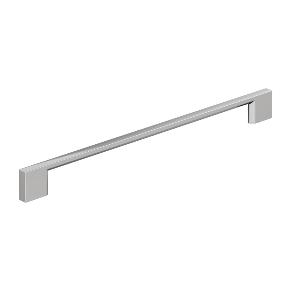 Amerock BP3713526 Cityscape 10-1/16 inch (256mm) Center-to-Center Polished Chrome Cabinet Pull