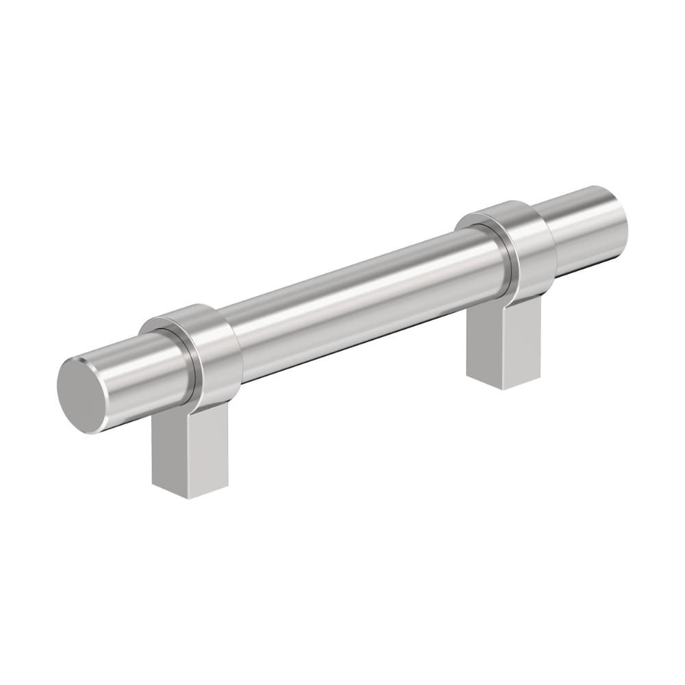 Amerock BP3716026 Central 3 inch (76mm) Center-to-Center Polished Chrome Cabinet Pull