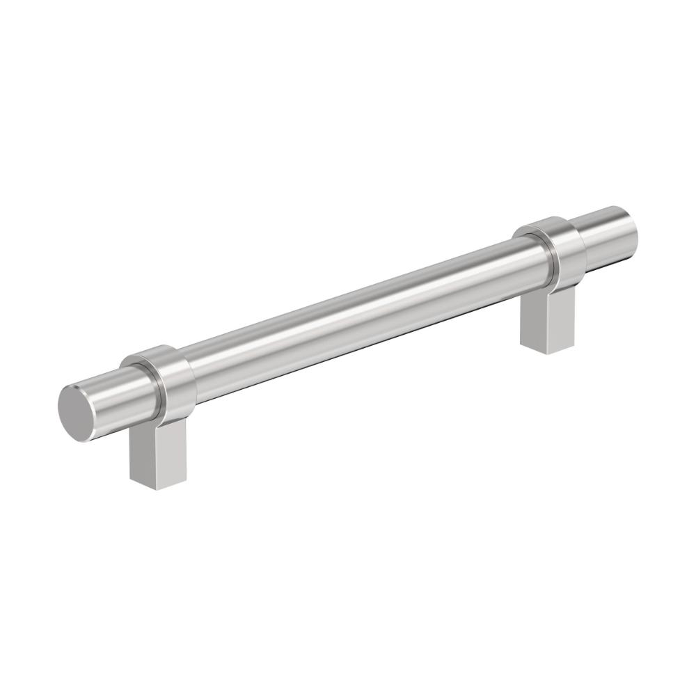 Amerock BP3716226 Central 5-1/16 inch (128mm) Center-to-Center Polished Chrome Cabinet Pull