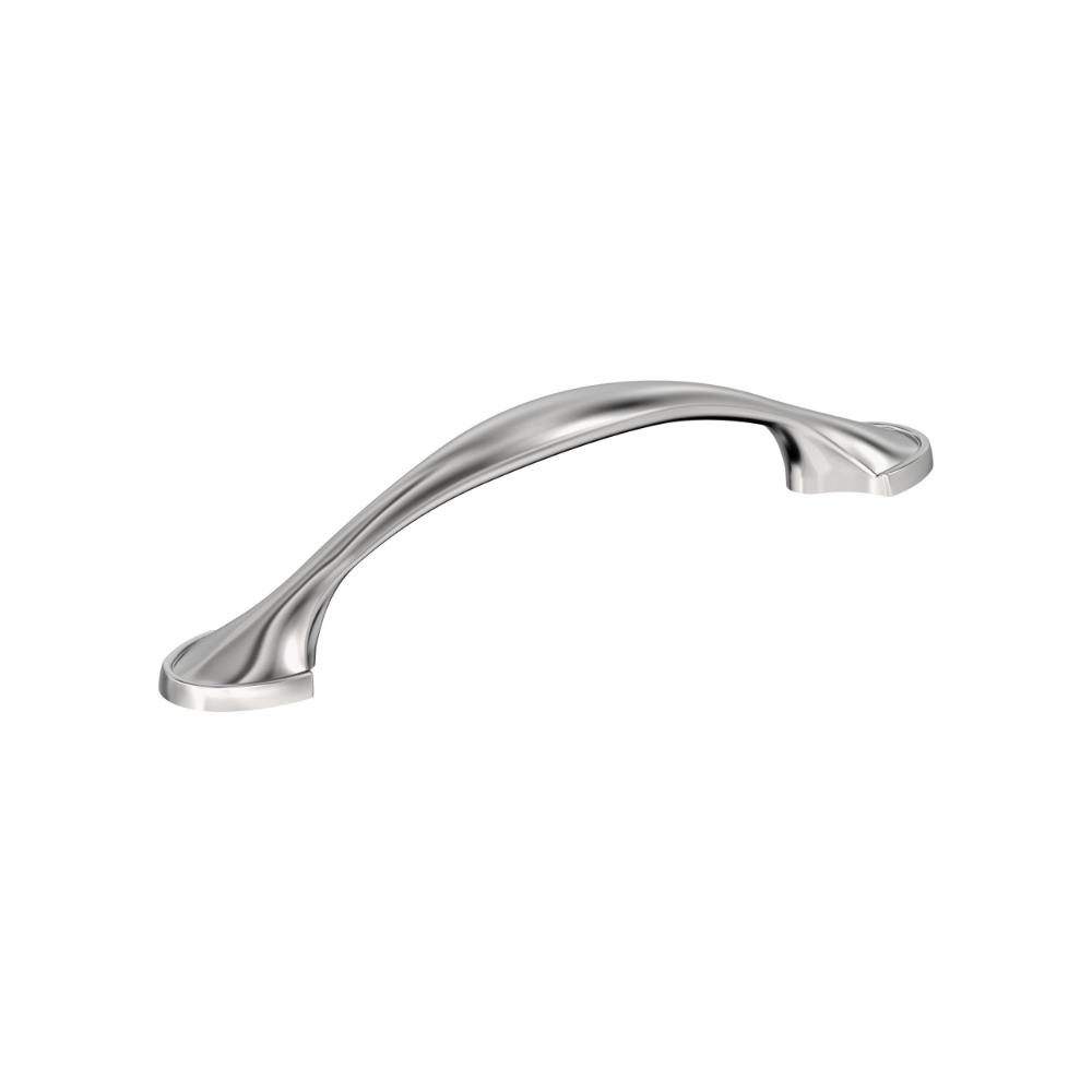 Amerock BP37220CH Fairfield 3-3/4 inch (96mm) Center-to-Center Polished Chrome Cabinet Pull