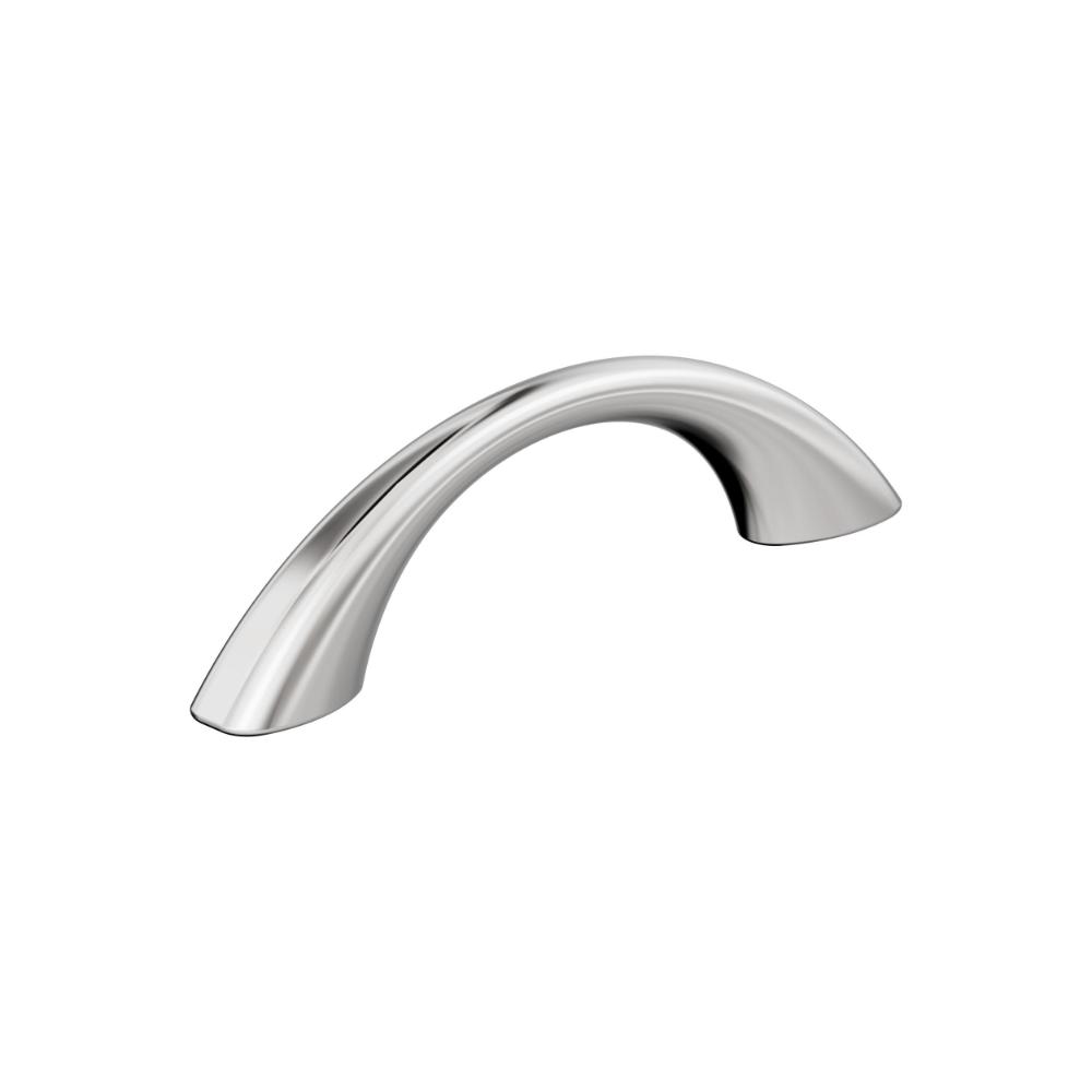 Amerock BP3723026 Vaile 3 inch (76mm) Center-to-Center Polished Chrome Cabinet Pull