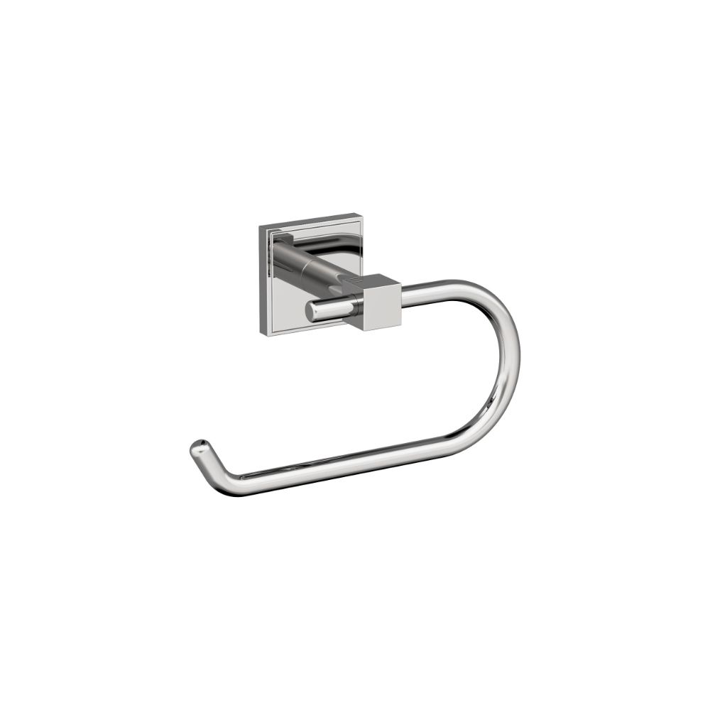 Amerock BH3607126 Appoint Chrome Traditional Single Post Toilet Paper Holder