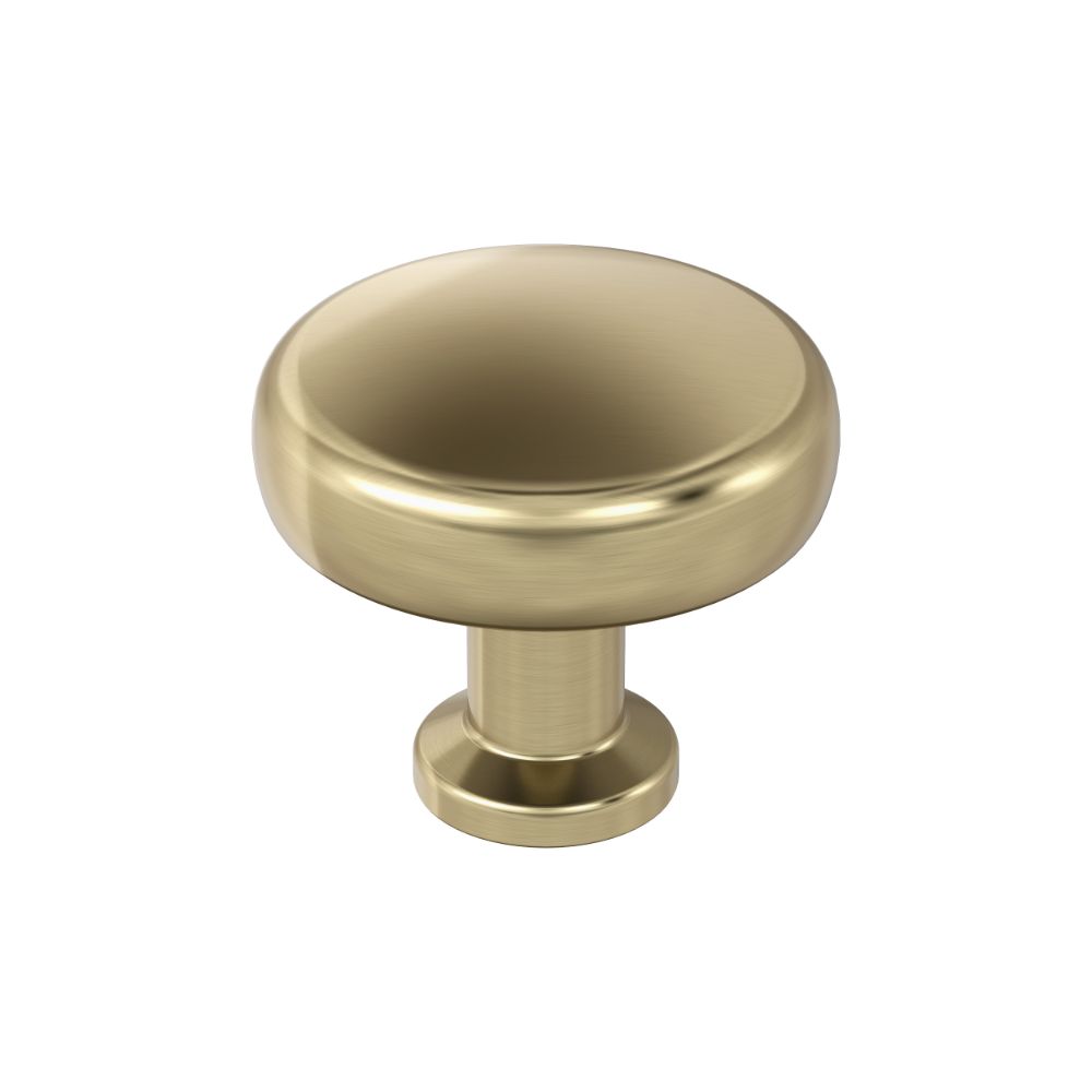 Amerock BP36780BBZ Factor 1-1/4 inch (32mm) Diameter Golden Champagne Cabinet Knob