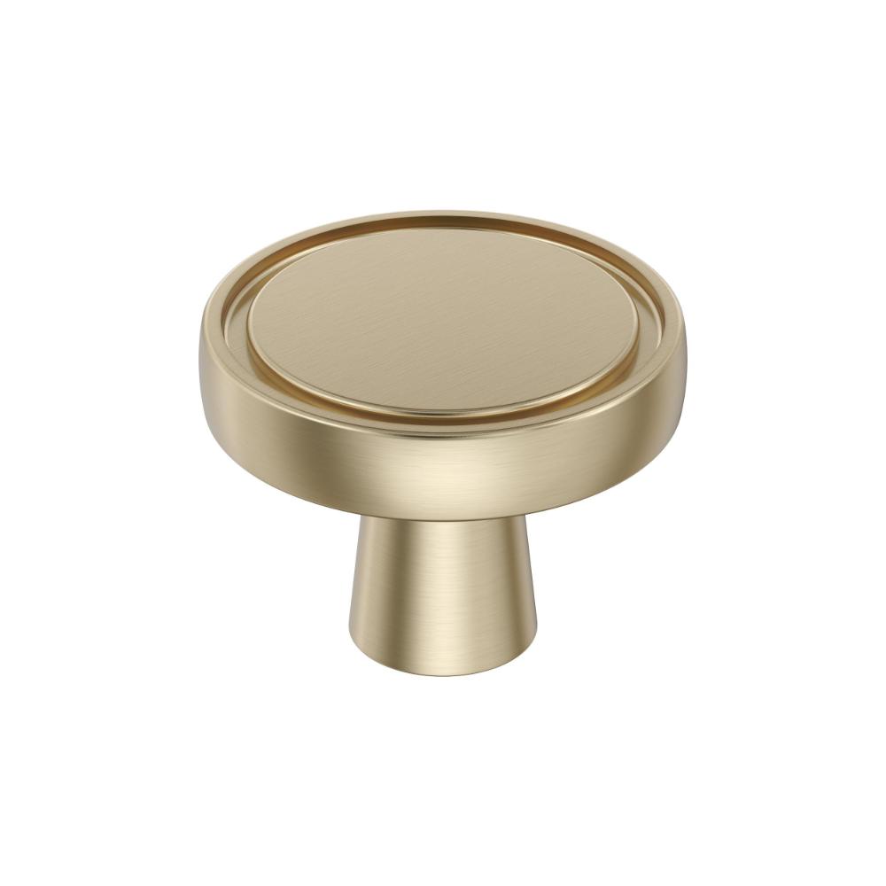 Amerock BP36857BBZ Destine 1-3/8 inch (35mm) Diameter Golden Champagne Cabinet Knob