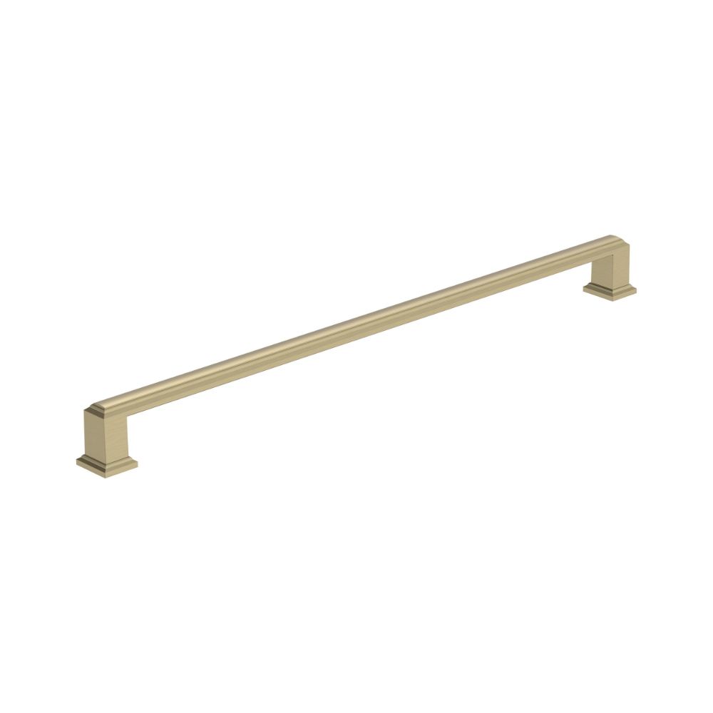 Amerock BP37362BBZ Appoint 12-5/8 inch (320mm) Center-to-Center Golden Champagne Cabinet Pull