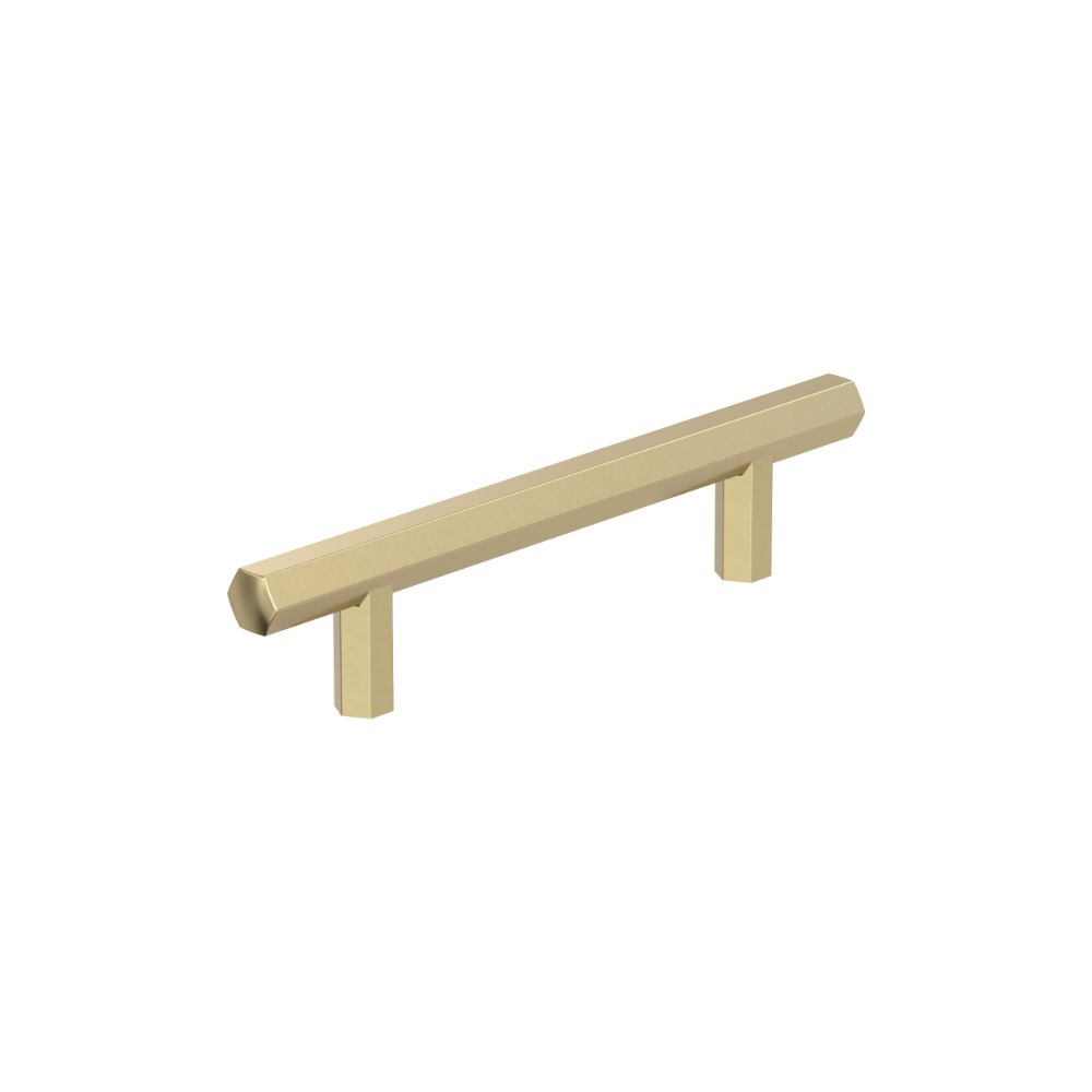 Amerock BP36873BBZ Caliber 3-3/4 in (96 mm) Center-to-Center Golden Champagne Cabinet Pull