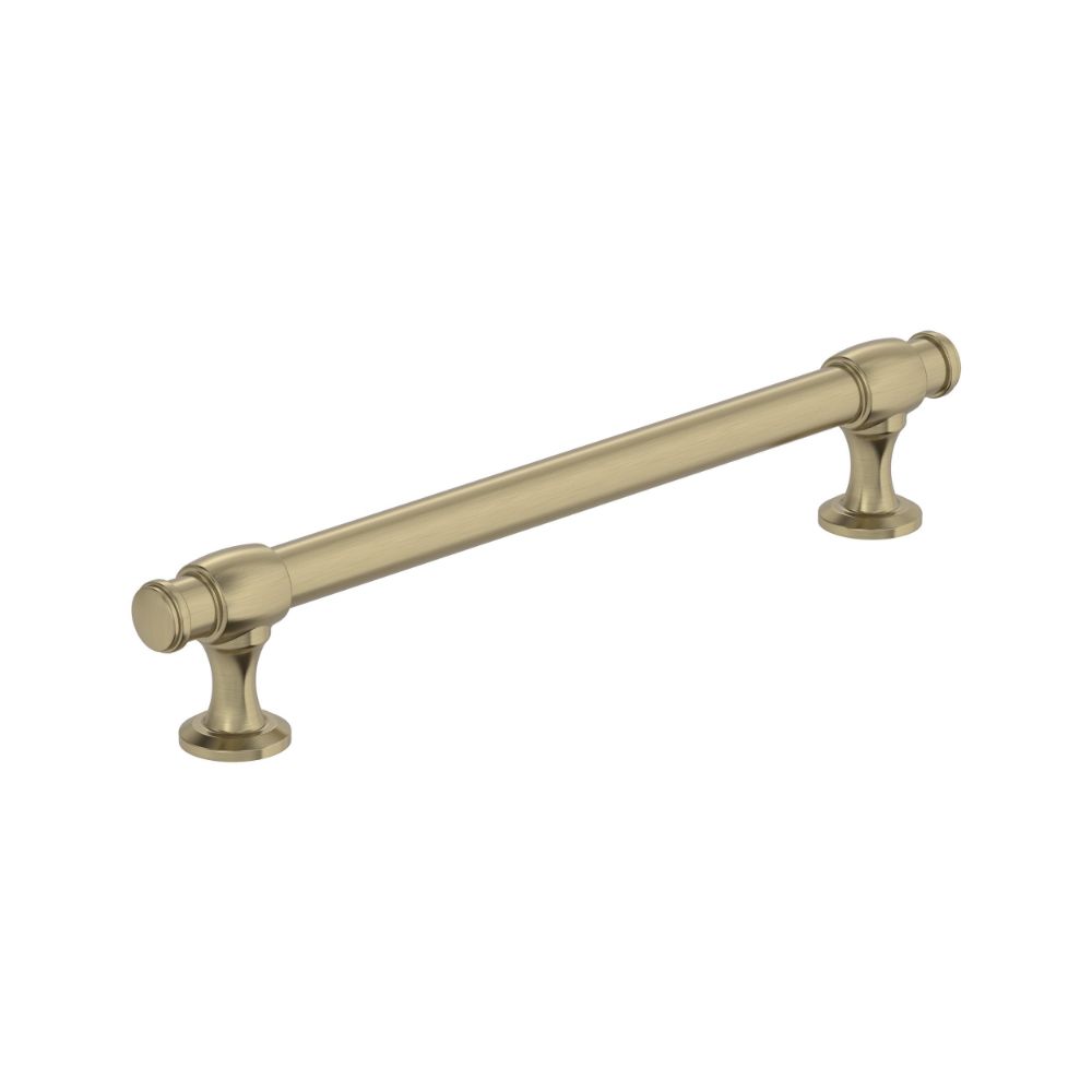 Amerock BP36771BBZ Winsome 6-5/16 inch (160mm) Center-to-Center Golden Champagne Cabinet Pull