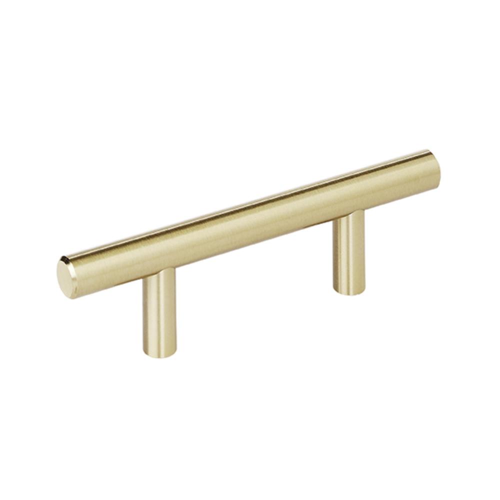 Amerock 10BX1264BBZ Bar Pulls 2-1/2 inch (64mm) Center-to-Center Golden Champagne Cabinet Pull - 10 Pack