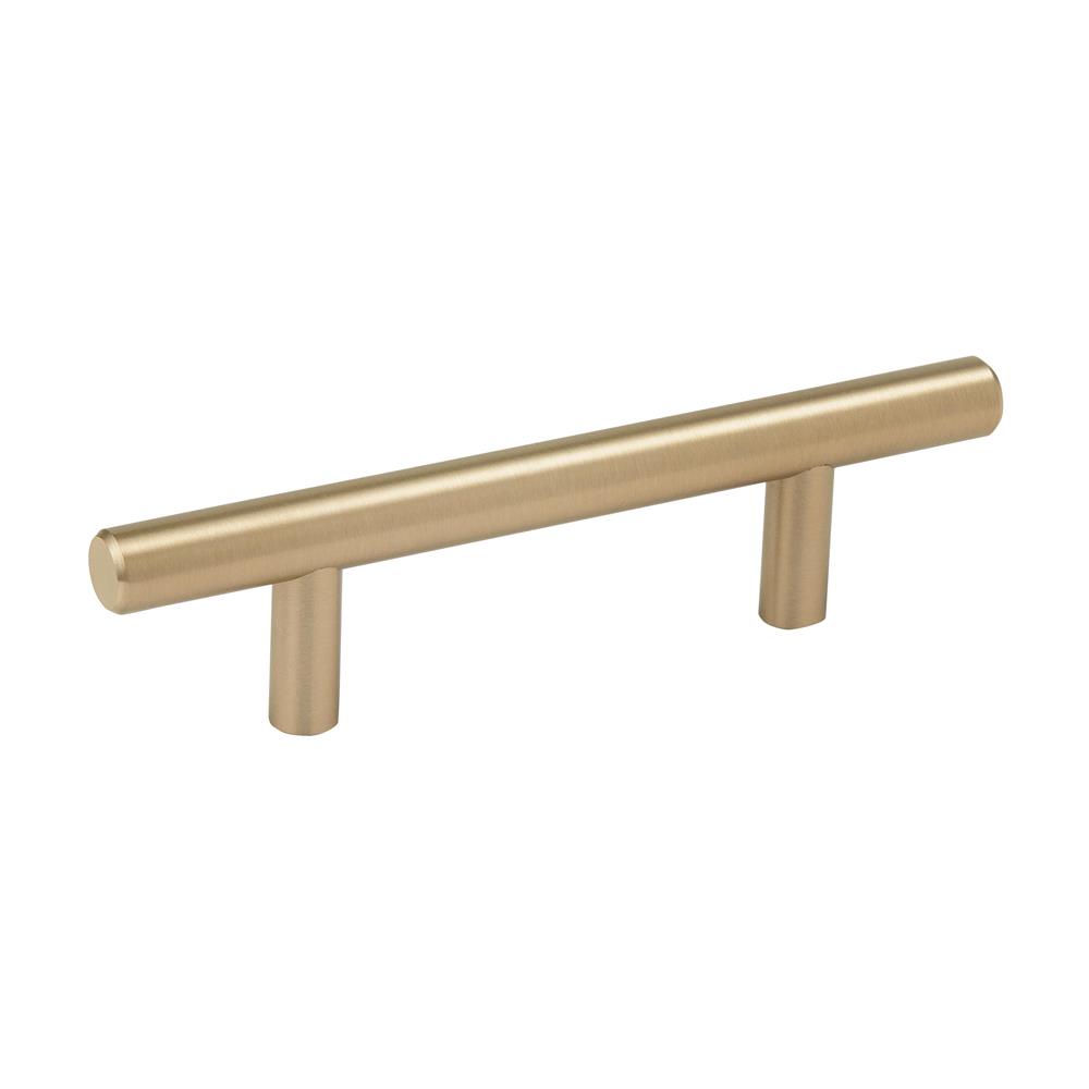 Amerock 10BX40515BBZ Bar Pulls 3 in (76 mm) Center-to-Center Golden Champagne Cabinet Pull - 10 Pack
