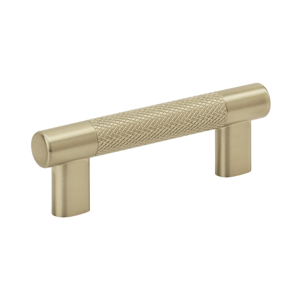 Amerock BP36557BBZ Bronx 3 inch or 3-3/4 inch (76mm or 96mm) Center-to-Center Golden Champagne Cabinet Pull