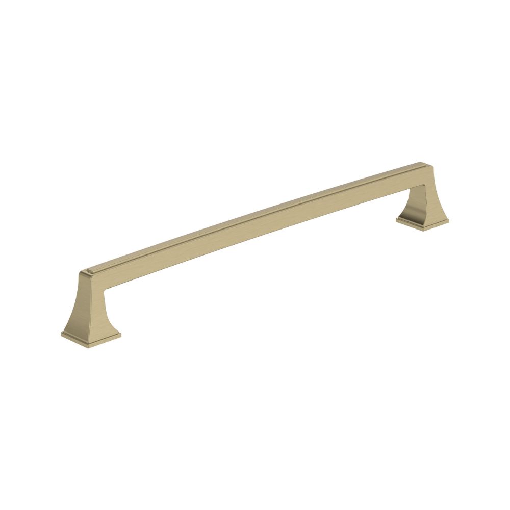 Amerock BP53536BBZ Mulholland 10-1/16 in (256 mm) Center-to-Center Golden Champagne Cabinet Pull