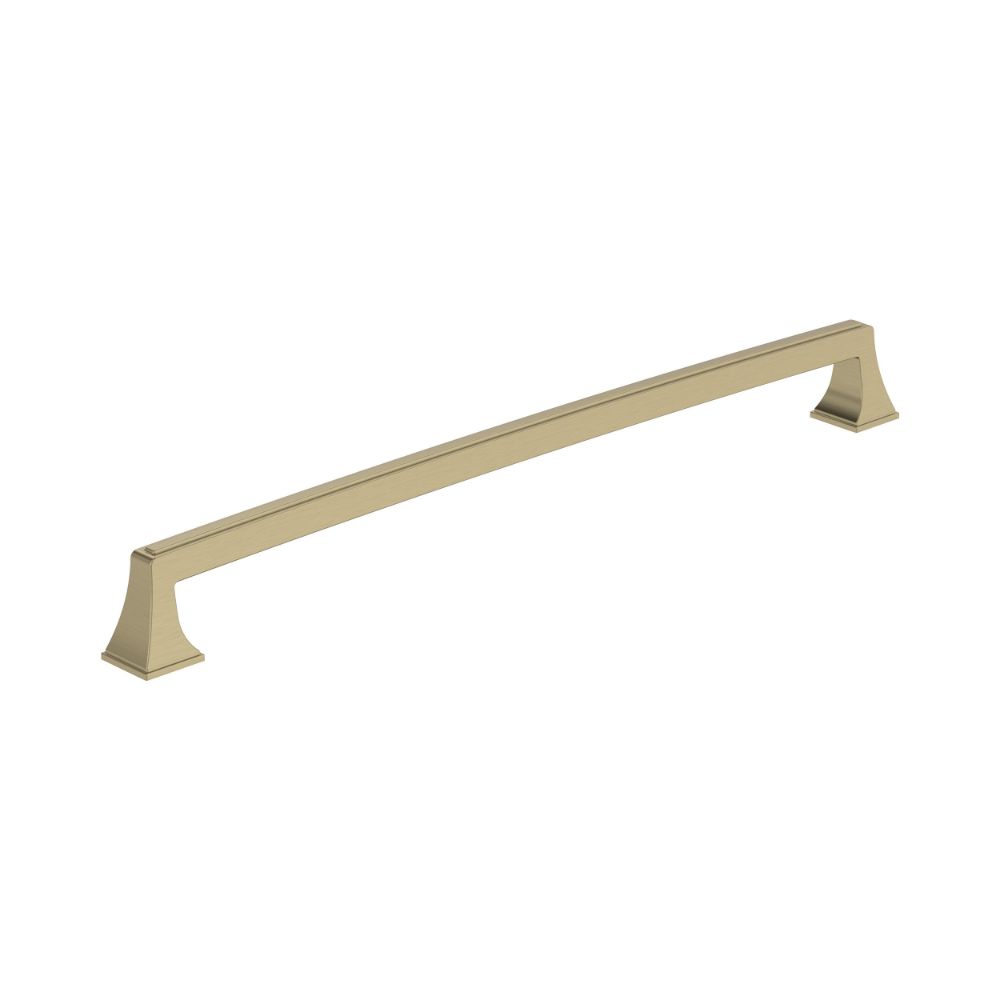 Amerock BP53537BBZ Mulholland 12-5/8 in (320 mm) Center-to-Center Golden Champagne Cabinet Pull