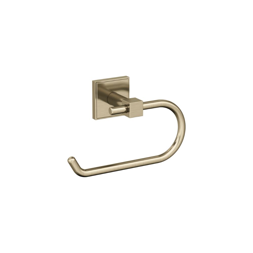 Amerock BH36071BBZ Appoint Golden Champagne Traditional Single Post Toilet Paper Holder