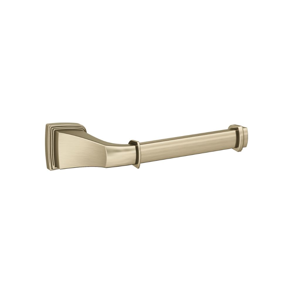Amerock BH36031BBZ Revitalize Golden Champagne Traditional Single Post Toilet Paper Holder