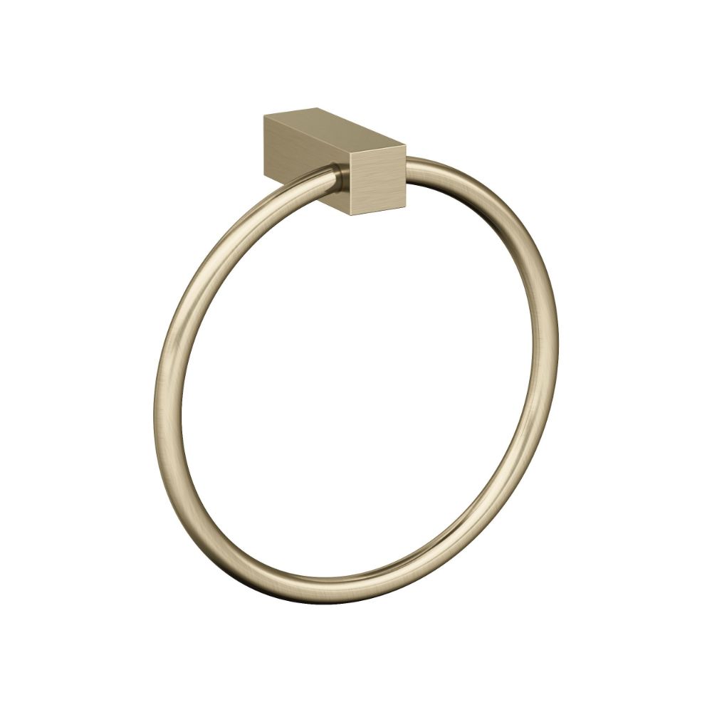 Amerock BH36082BBZ Monument Golden Champagne Contemporary 6-1/2 in (165 mm) Length Towel Ring